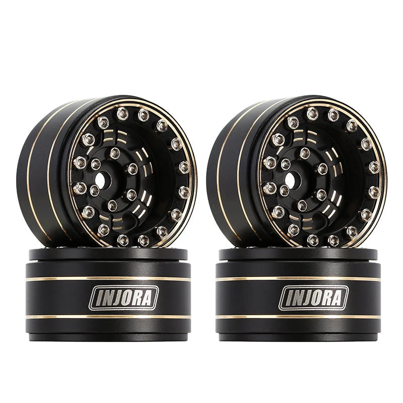 INJORA 1.0" 47g/pcs Brass -3.15mm Offset Wheels for Micro Crawlers (W1005)