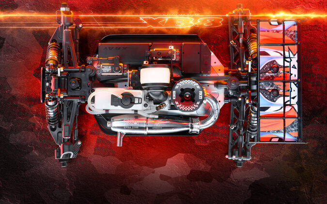 XRAY XB8'25 - 1/8 Luxury Nitro Off-Road Car Kit - 350020