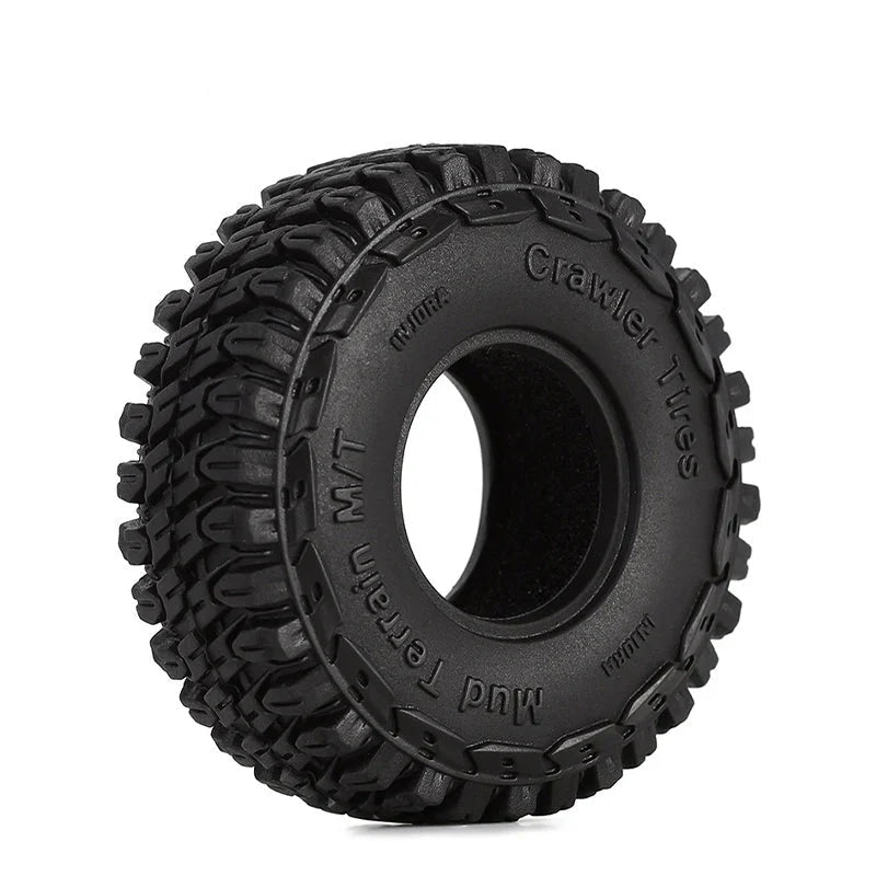 INJORA 1.0" 54*18mm Mud Terrain Tires (T1002) (4)