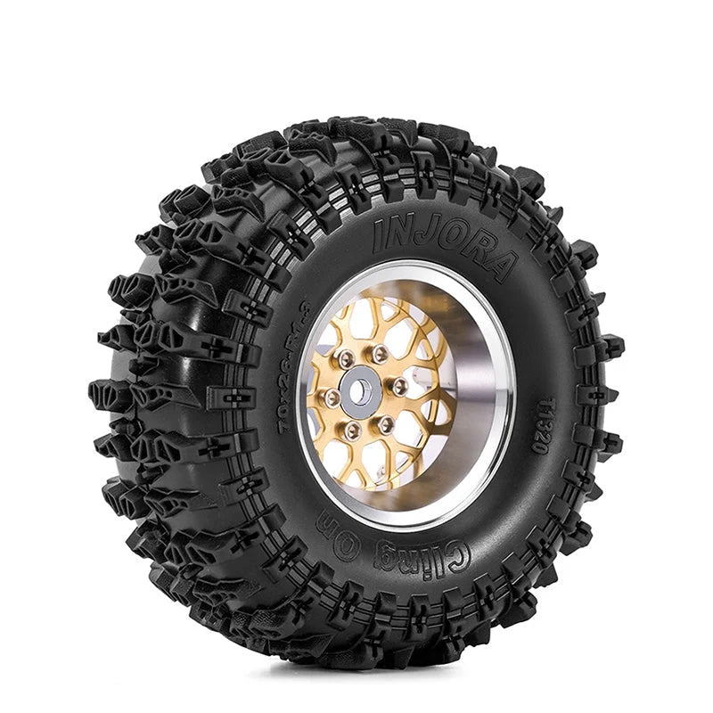 INJORA ModuWheel 1.3" Beadlock Wheel & 70mm Tyre Set (4)
