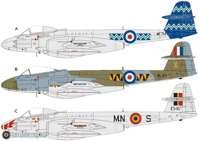 Airfix A04064 1/72 Scale Gloster Meteor F.8 - Techtonic Hobbies - Airfix