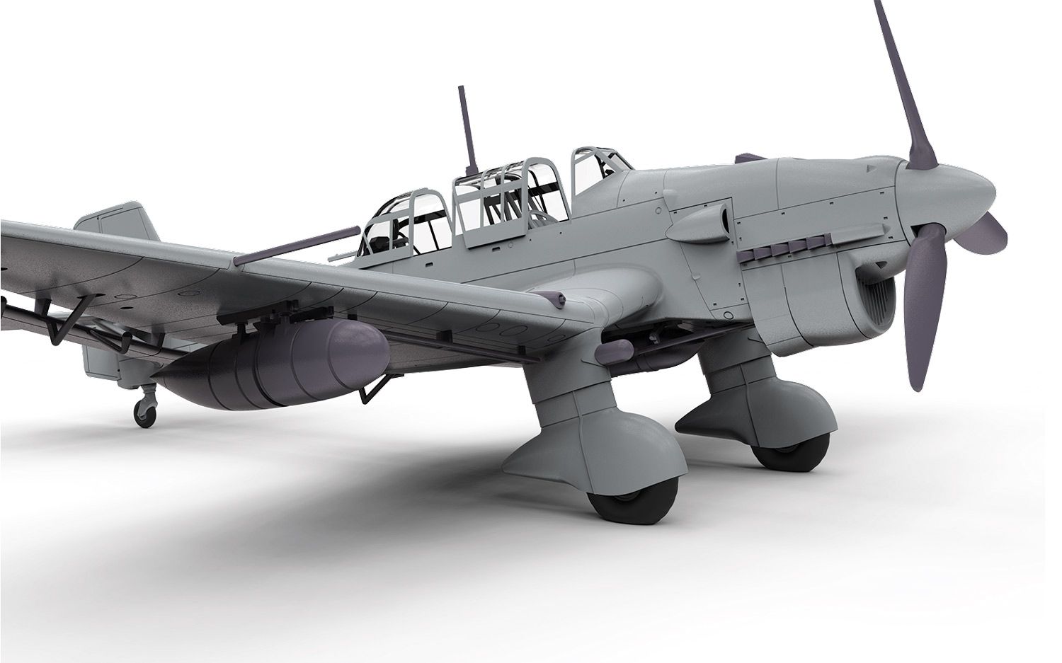 Airfix A07115 1/48 Scale Junkers Ju87 R-2/B-2 Stuka - Techtonic Hobbies - Airfix