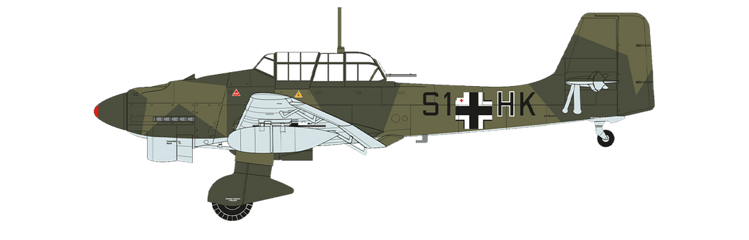 Airfix A07115 1/48 Scale Junkers Ju87 R-2/B-2 Stuka - Techtonic Hobbies - Airfix