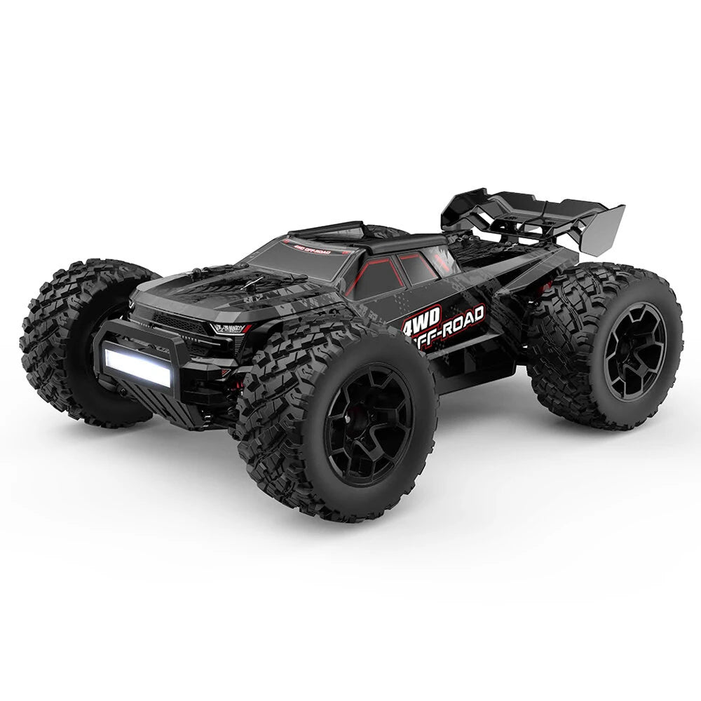 Black MJX-14207 off-road RC car on a white background