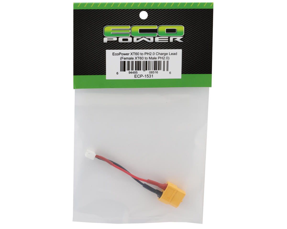 XT60 to PH2.0 Charge Lead (Female XT60 to Male PH2.0)
