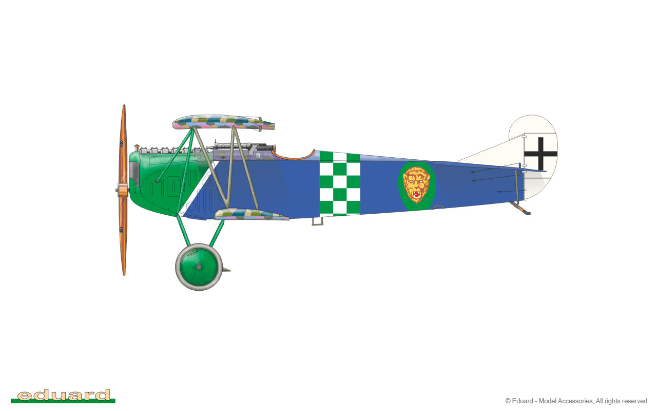 Eduard 70131 1/72 Scale Fokker D. VII (OAW Production) - Techtonic Hobbies - Eduard