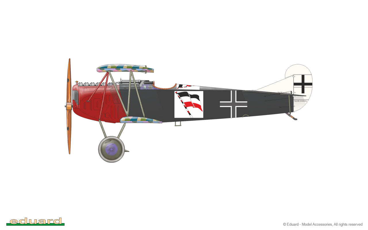 Eduard 70131 1/72 Scale Fokker D. VII (OAW Production) - Techtonic Hobbies - Eduard
