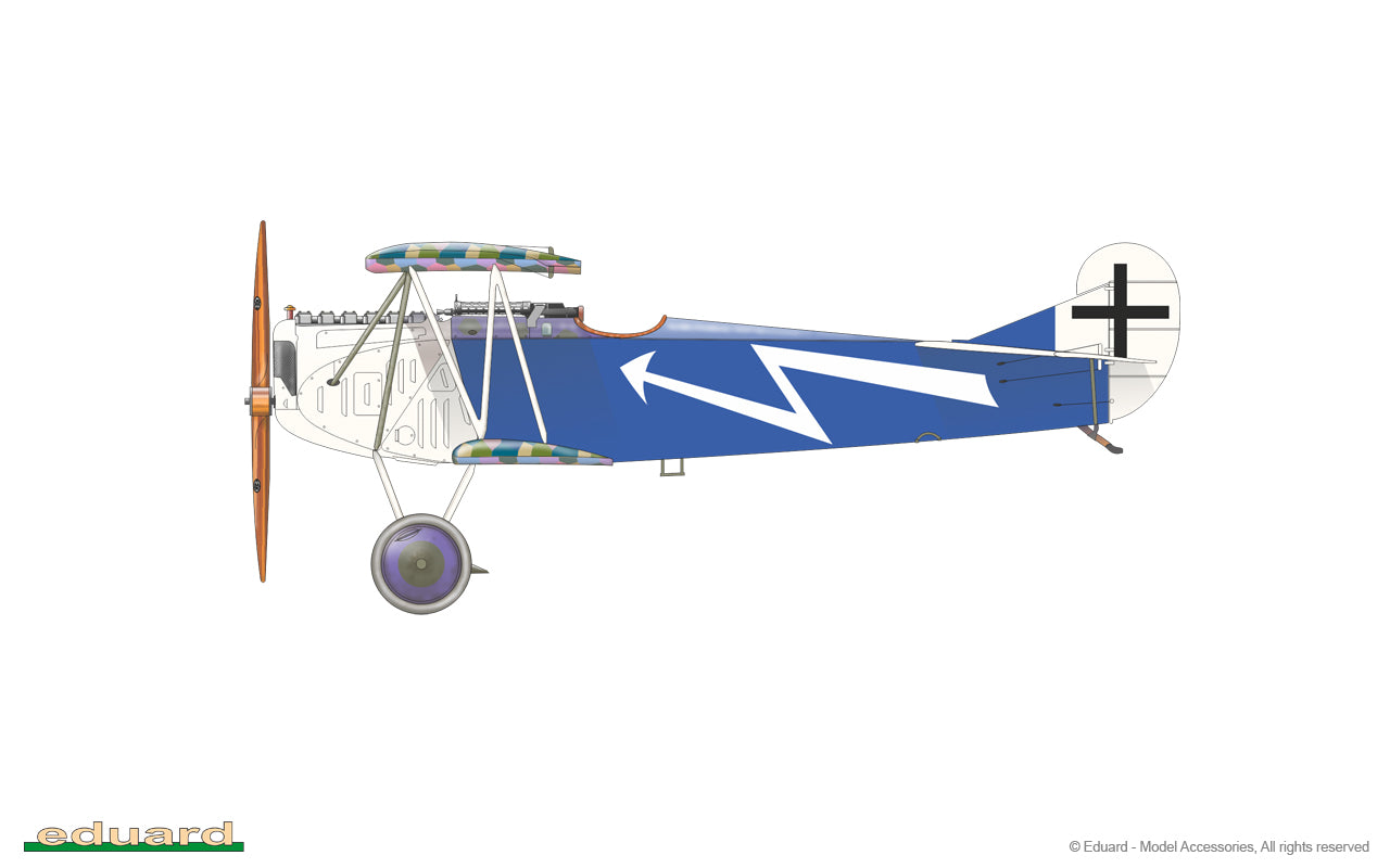 Eduard 70131 1/72 Scale Fokker D. VII (OAW Production) - Techtonic Hobbies - Eduard