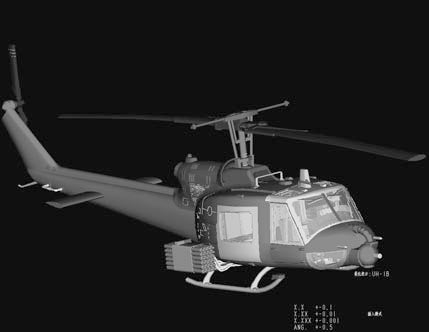 Hobby Boss 87228 1/72 Scale UH-1B Huey/Iroquois - Techtonic Hobbies - Hobby Boss