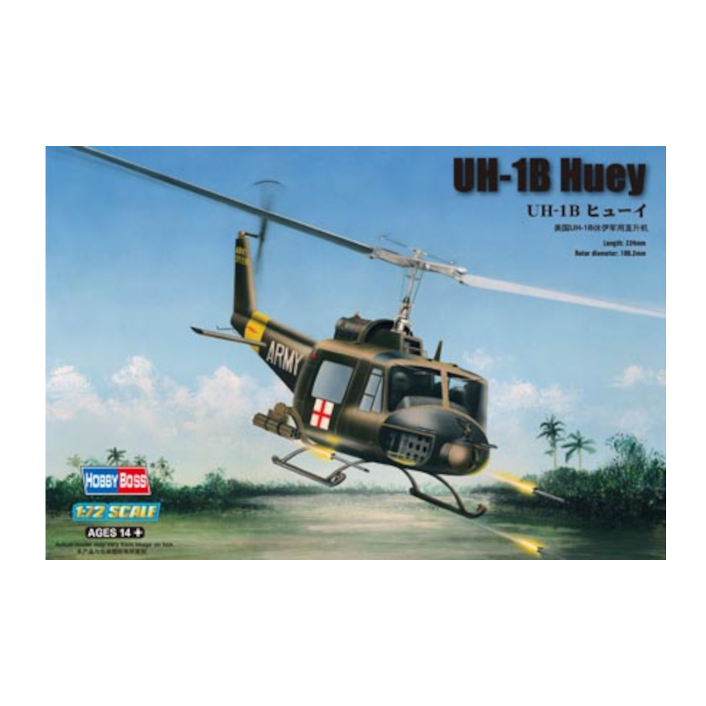 Hobby Boss 87228 1/72 Scale UH-1B Huey/Iroquois