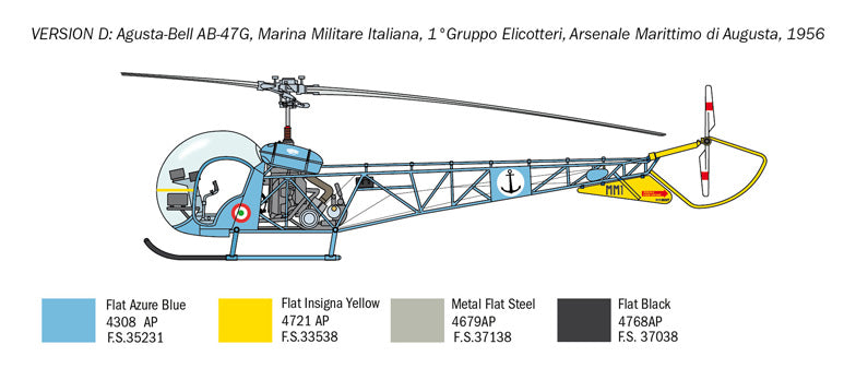 Italeri 02820 1/48 Scale Bell OH-13 Sioux - Techtonic Hobbies - Italeri