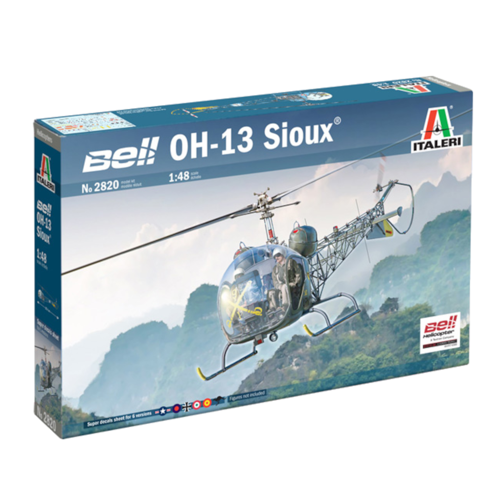 Italeri 02820 1/48 Scale Bell OH-13 Sioux - Techtonic Hobbies - Italeri
