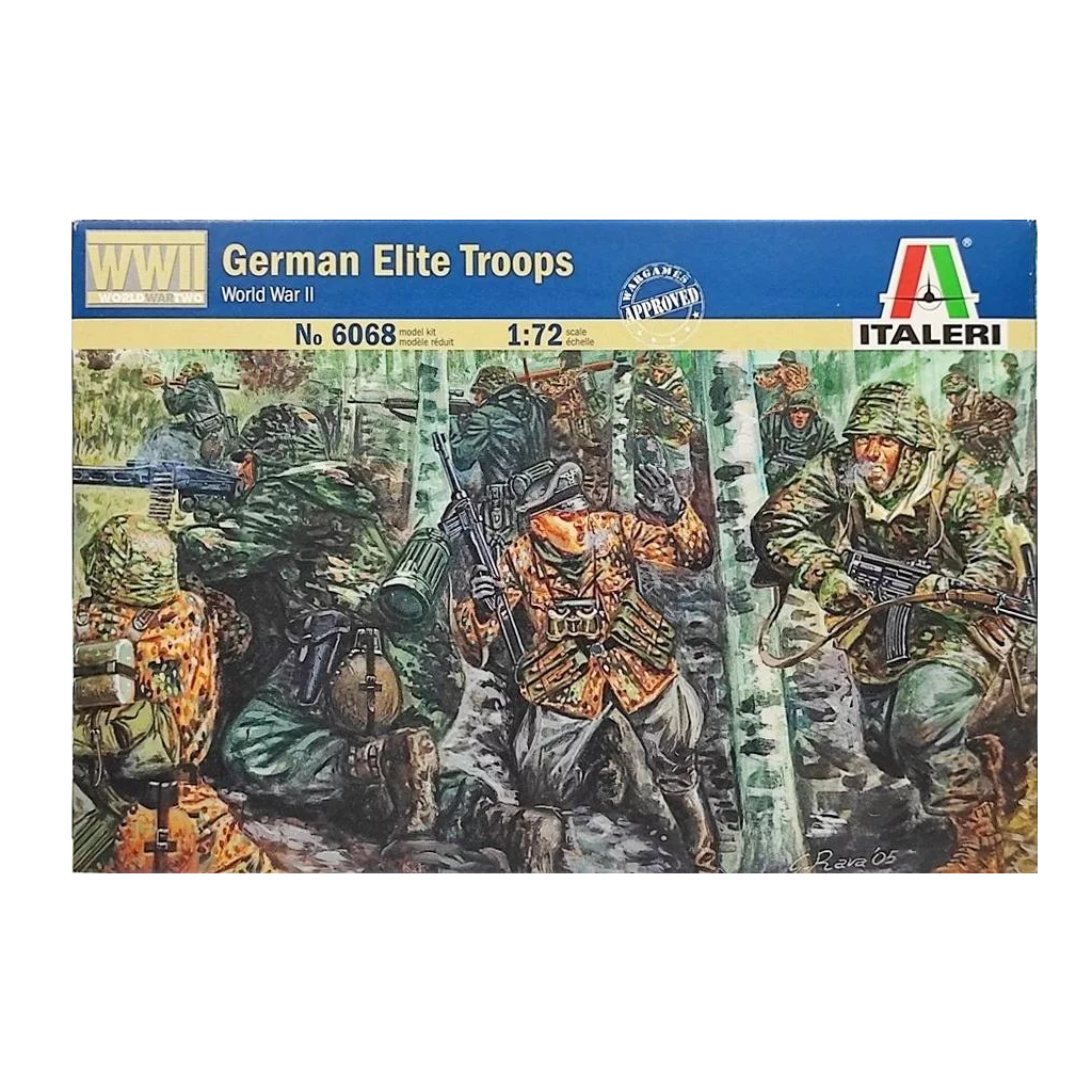Italeri 06068 1/72 Scale German Elite Troops - Techtonic Hobbies - Italeri