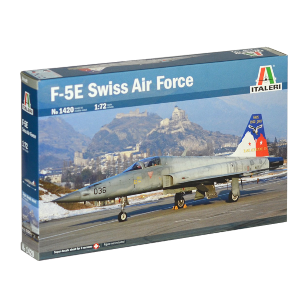 Italeri 001420 1/72 Scale Northrop F-5E Swiss Air Force - Techtonic Hobbies - Italeri