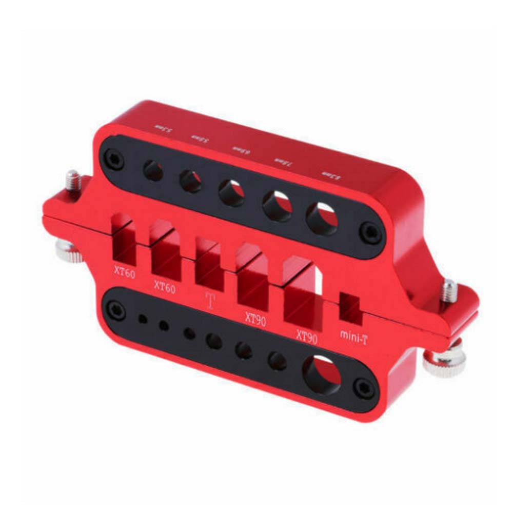 MACH-1 RACING Multifunction Soldering Jig Red XT60 - XT90 - Deans - Bullet