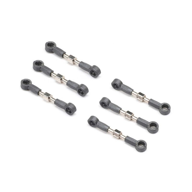 Losi Adjustable Turnbuckle Set, Micro-B