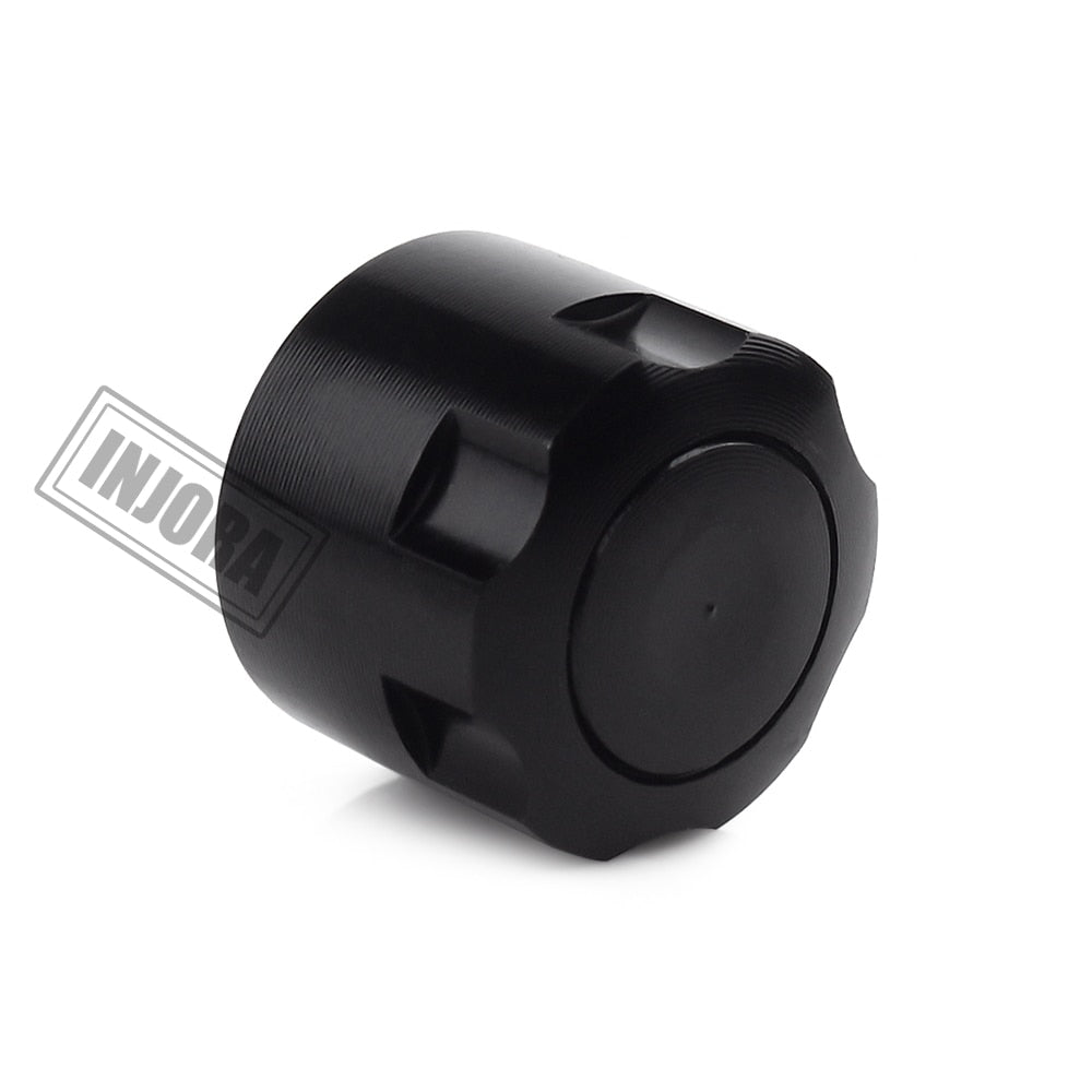 INJORA 4PCS M4 Aluminum Wheel Lock Nuts, RC Wheel Rim Center Caps