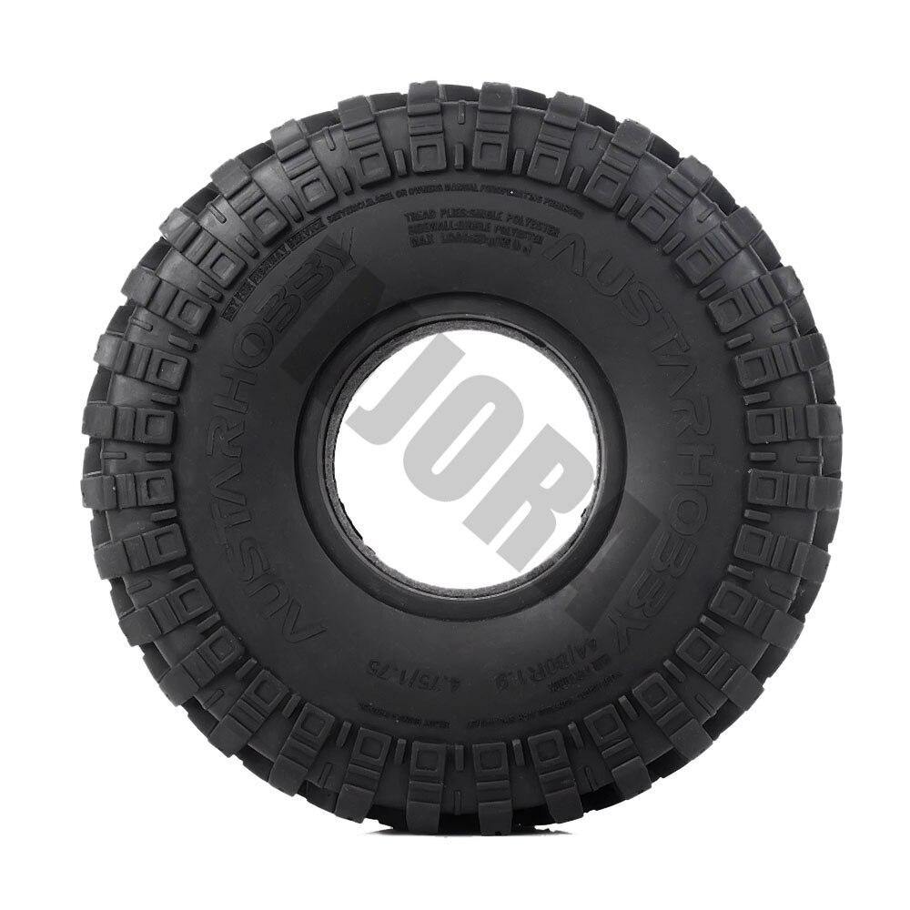 INJORA 1.9" 123*45mm Rubber Tires for 1/10 RC Crawlers