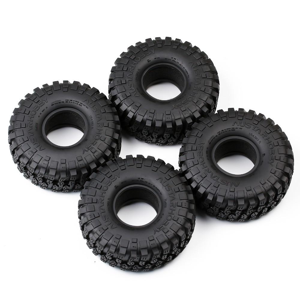 INJORA 1.9" 121*45mm Rock Terrain Tires for 1/10 RC Crawlers