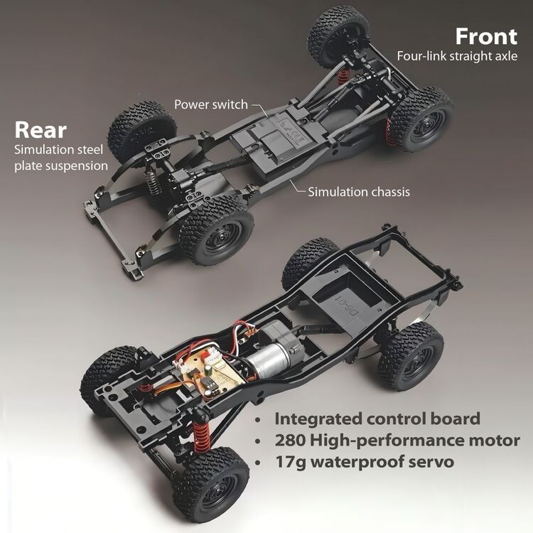 MN Model 1/12 Toyota LC79 MN82 4WD RC Crawler RTR