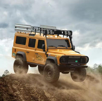 MN Model MN111 1/18 Land Rover Defender D90 RTR RC Crawler (Yellow)