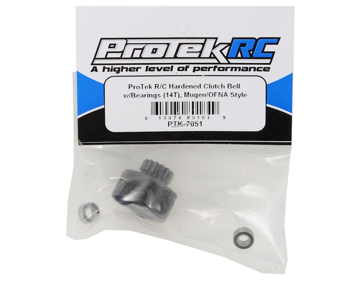 ProTek RC PTK-7051 Hardened 14T Clutch Bell with Bearings (Mugen/OFNA Style)