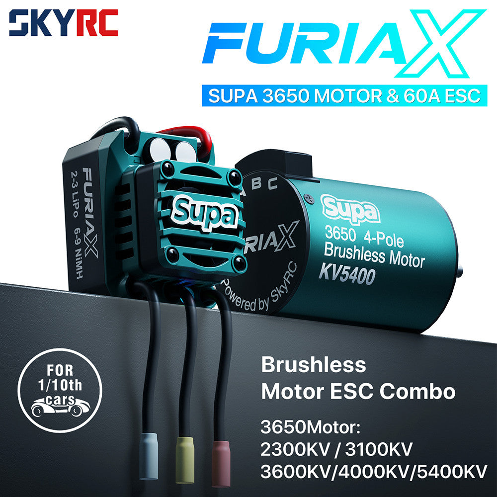 SkyRC FuriaX Supa Combo 60A ESC & 3650 3100kV Motor (SK-300080-02)