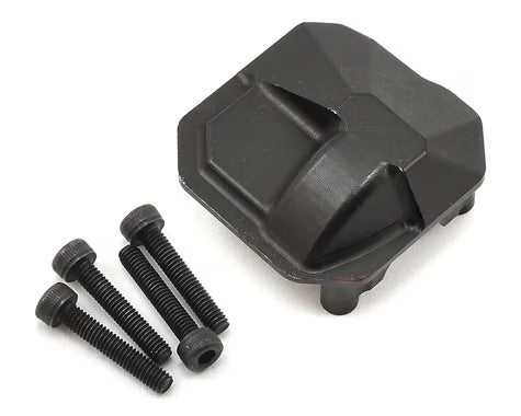 SSD RC HD Aluminium Diff Cover for SCX10 II – Black – SSD00127