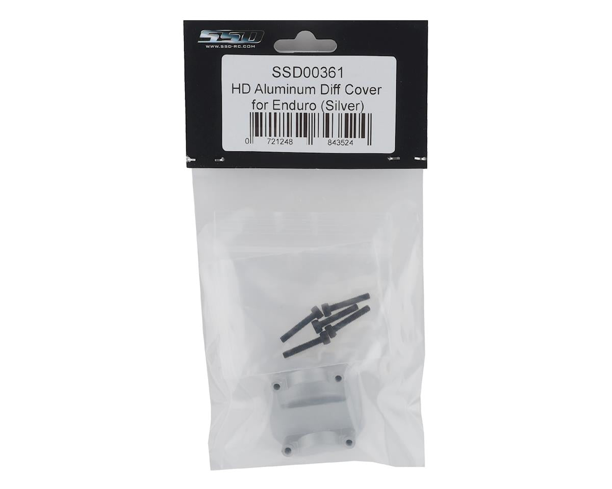 SSD RC Element Enduro HD Aluminum Differential Cover (Silver) SSD00361