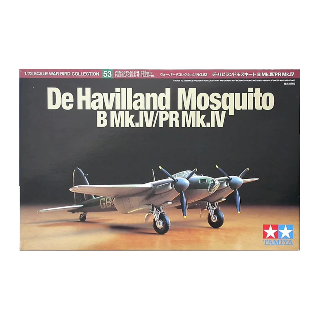 Tamiya 60573 1/72 Scale De Haviland Mosquito B Mk.Iv/Pr Mk.Iv - Techtonic Hobbies - Tamiya