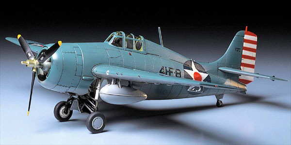 Tamiya 61034 1/48 Scale Grumman F4F-4 Wildcat - Techtonic Hobbies - Tamiya
