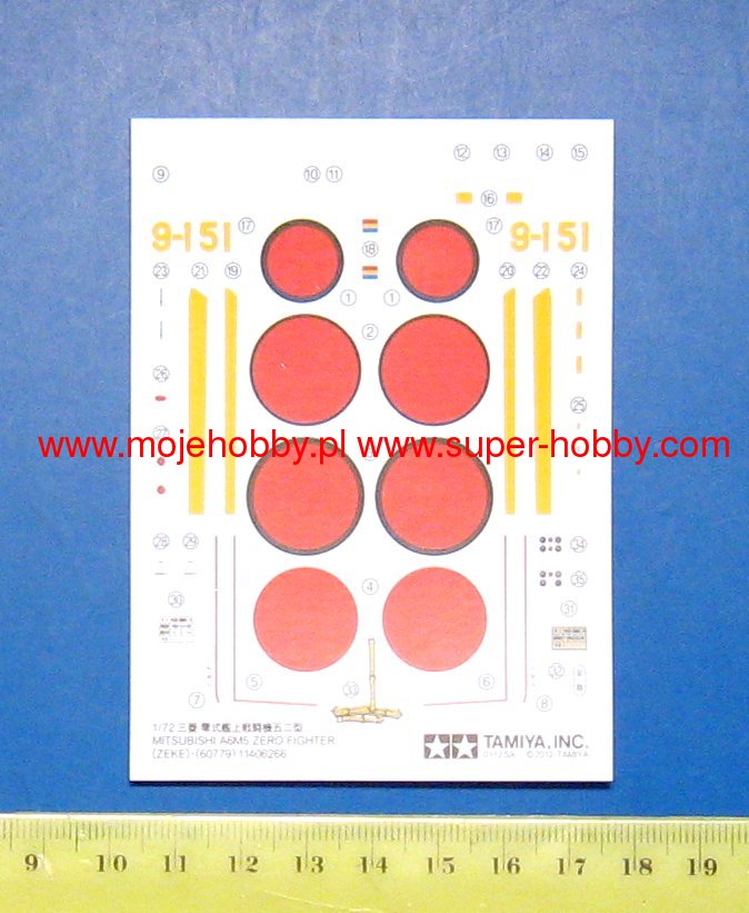 Tamiya 60779 1/72 Scale Mitsubishi A6M5 Zero Fighter ZEKE - Techtonic Hobbies - Tamiya