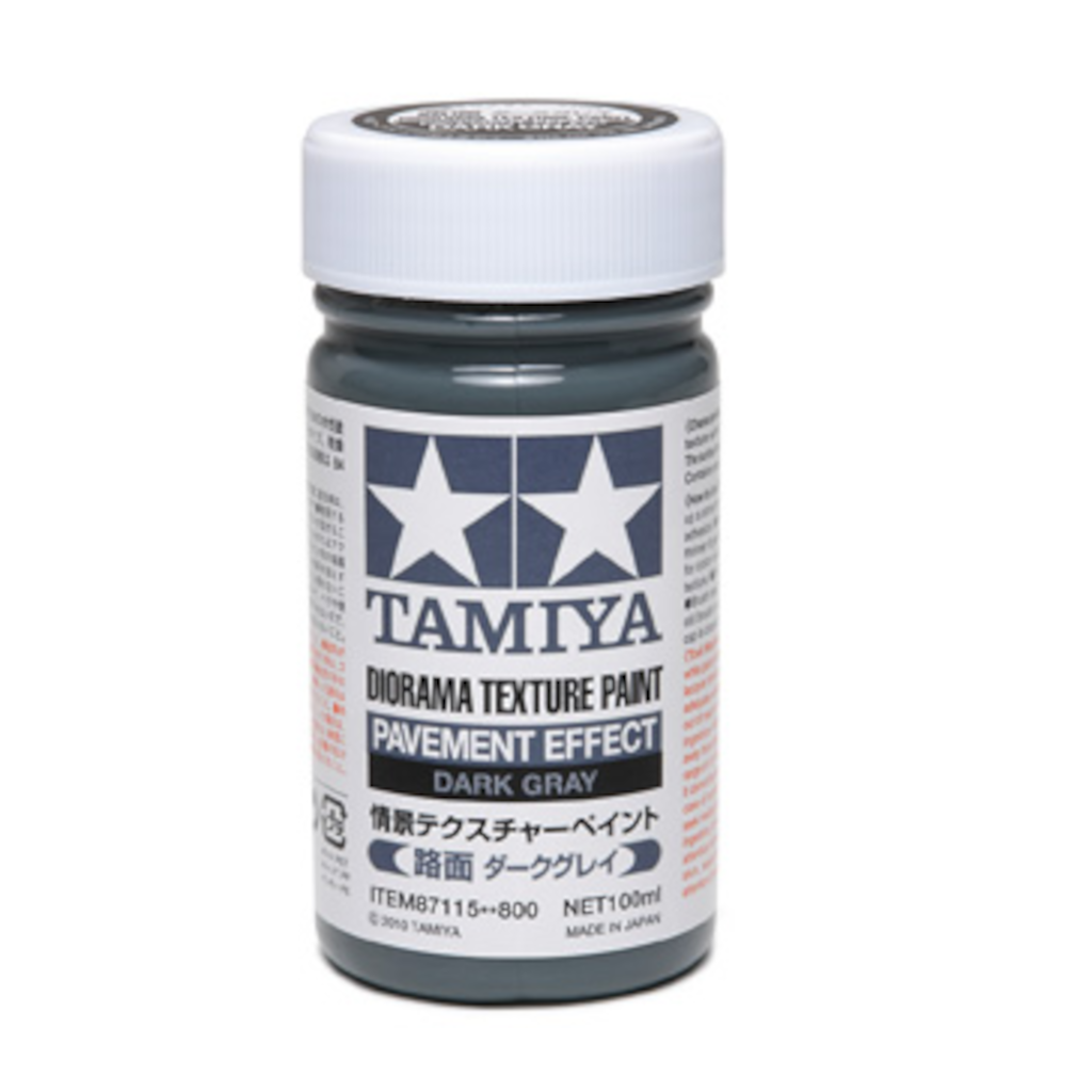 Tamiya 87115 Texture Paint Pavement Dark Grey - Techtonic Hobbies - Tamiya