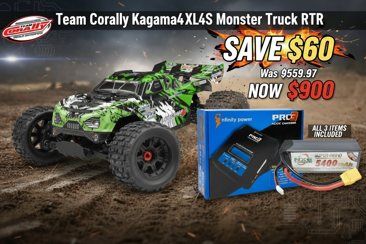 Team Corally Kagama Bundle Green