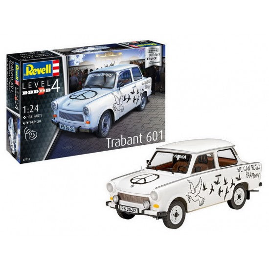 Revell 07713 1/24 Scale Trabant 601S "Builder's Choice" - Techtonic Hobbies - Revell