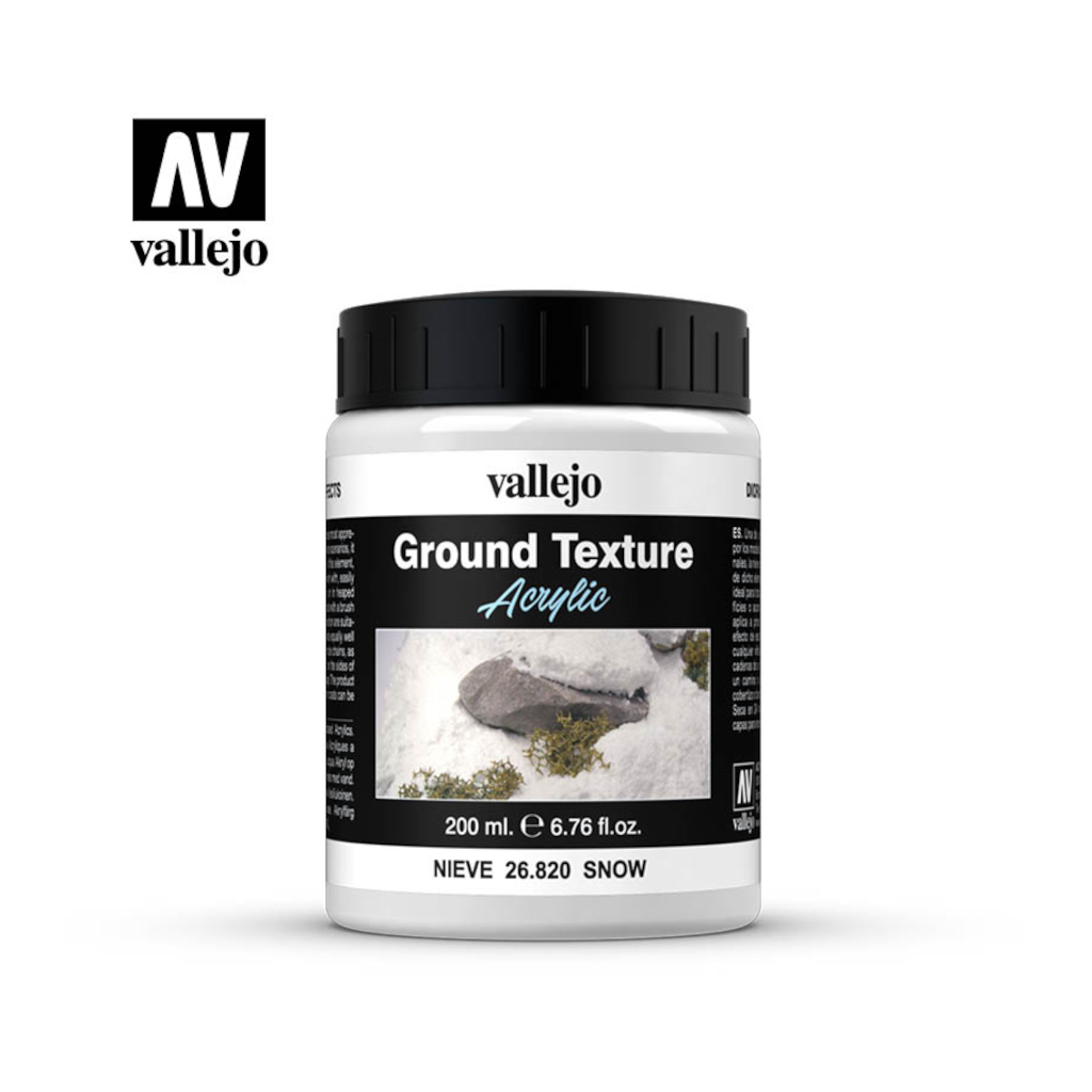 Vallejo 26820 Ground Texture Snow 200ml - Techtonic Hobbies - Vallejo