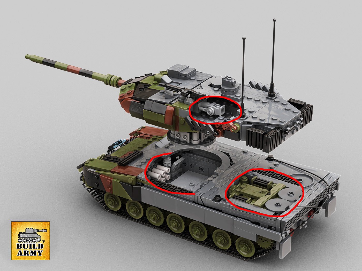 Build Army German Leopard 2a6 Main Battle Tank
