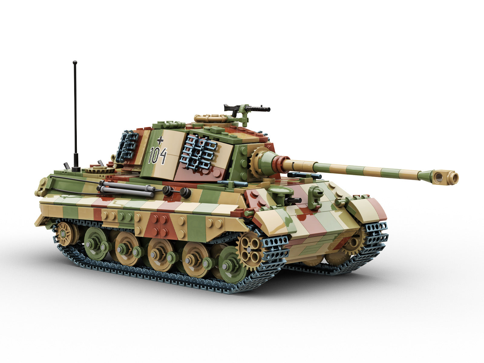 Build Army King Tiger in Camouflage_V2