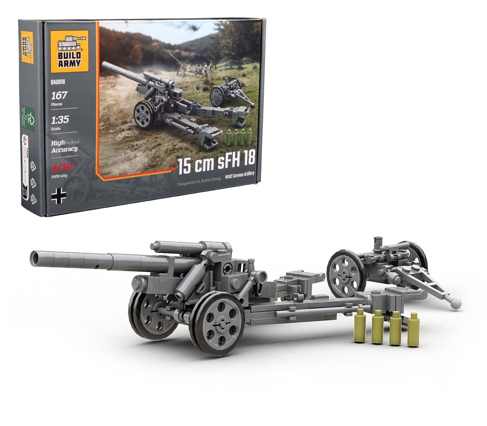 German 15cm sFH 18 artillery Version 3
