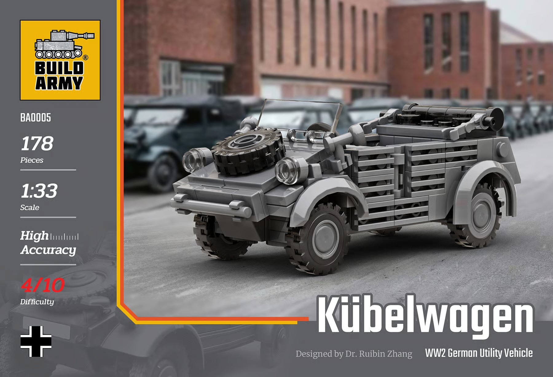WW2 German Kübelwagen car Version 2