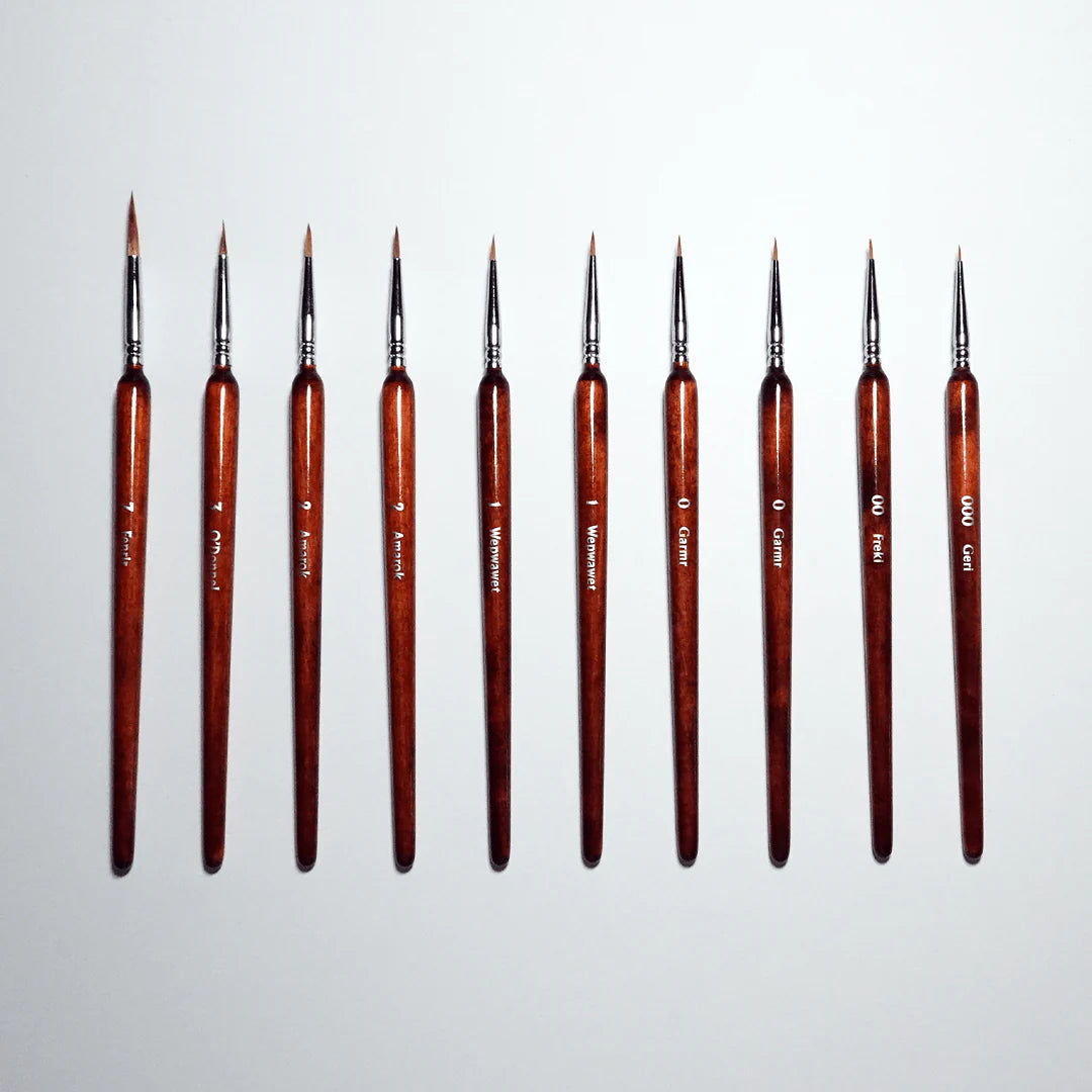 Chronicle Wolf Bristle Brush Set