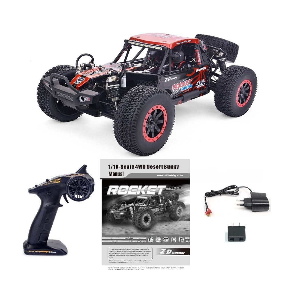 ZD Racing Rocket DBX-10 Brushed (Red Or Orange) - Techtonic Hobbies - ZD Racing