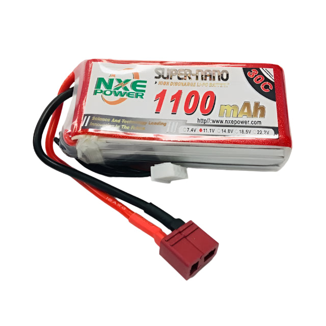 NXE-NXE 11.1v (3S) 1100mah 30c Soft case w/Deans-rc-cars-scale-models-sunshine-coast