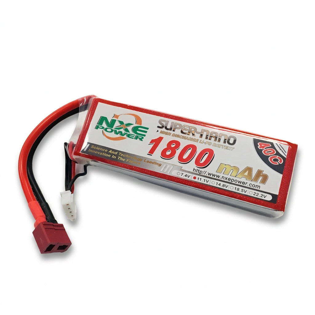 NXE-NXE 11.1v (3S) 1800mah 40c Soft case w/Deans-rc-cars-scale-models-sunshine-coast