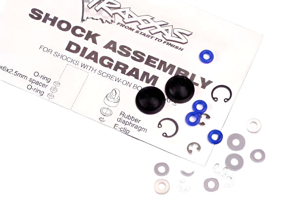 Traxxas-Traxxas 2362: Rebuild Kit, Ultra Shocks (For 2 Shocks)-rc-cars-scale-models-sunshine-coast
