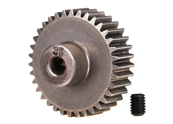Traxxas-Traxxas  2435: Gear, 35-T Pinion (48-Pitch)/ Set Screw-rc-cars-scale-models-sunshine-coast