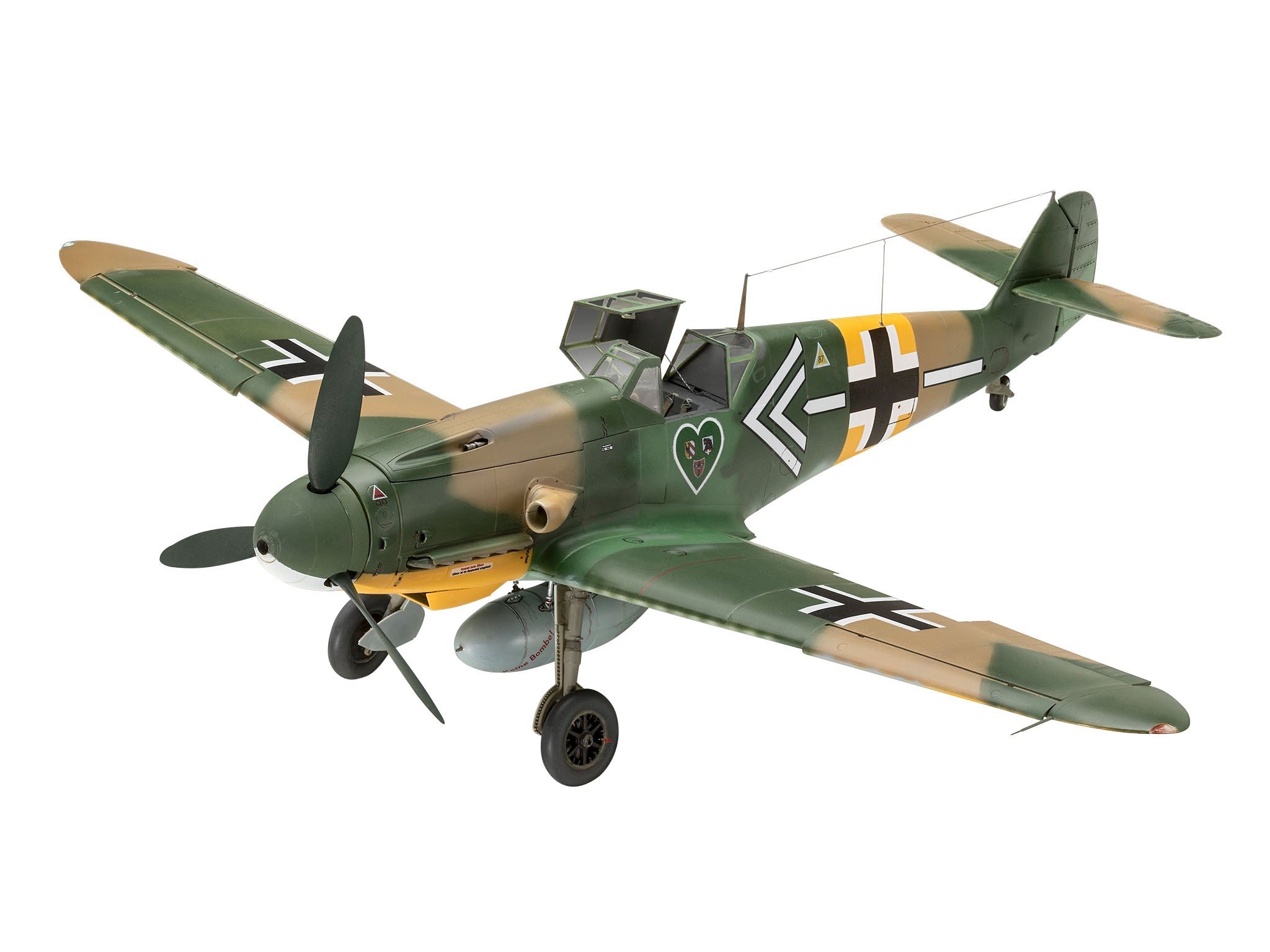 Revell 03829 1/32 Scale Messerschmitt Bf109G-2/4 Plastic Model Kit - Techtonic Hobbies - Revell