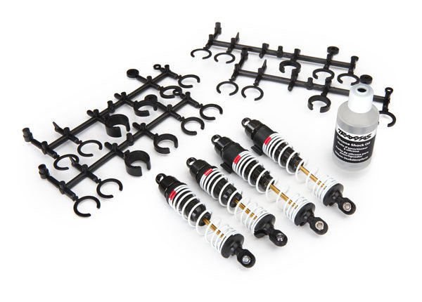 Traxxas-Traxxas Big Bore Shocks (Hard-Anodized & Ptfe-Coated T6 Aluminum) (Assembled With Tin Shafts And Springs) (Front & Rear) (4)-rc-cars-scale-models-sunshine-coast
