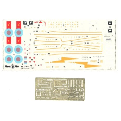 Mikro-Mir 72-013 1/72 Scale English Electric Canberra T.17 - Techtonic Hobbies - Mikro-Mir