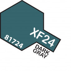 Tamiya-Tamiya Acrylic Mini XF-24 DARK GREY-rc-cars-scale-models-sunshine-coast